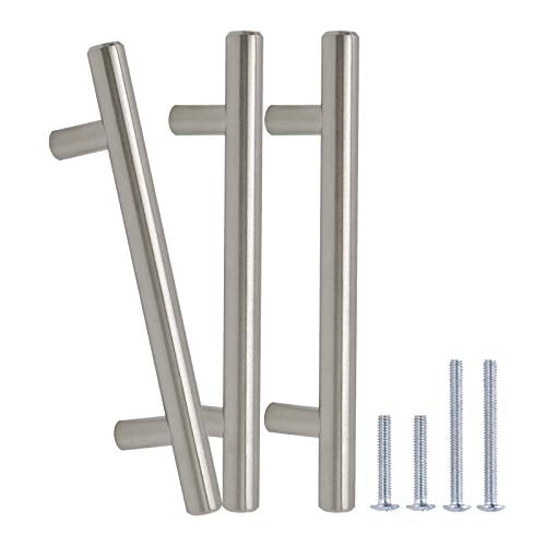 Gobrico Black Finished Cabinet Bathroom Pulls and Knobs Kitchen Handle Screw Spacing 3-3/4,25Pack Gobrico Black Finished Cabinet Bathroom Pulls and Knobs Kitchen Handle Screw Spacing 3-3/4,25Pack